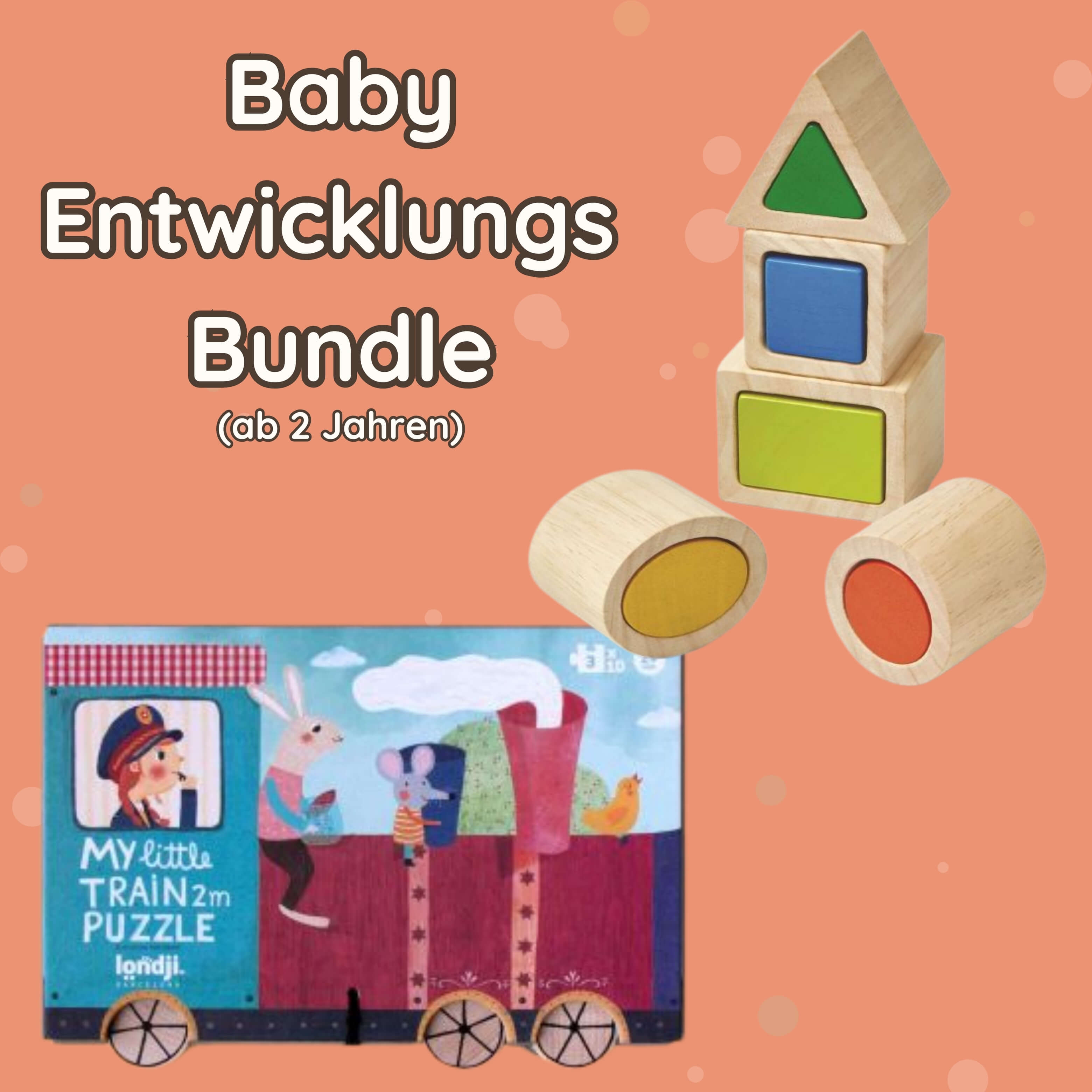 Baby Entwicklungs Motorik & Puzzle Bundle ab 2 Jahren