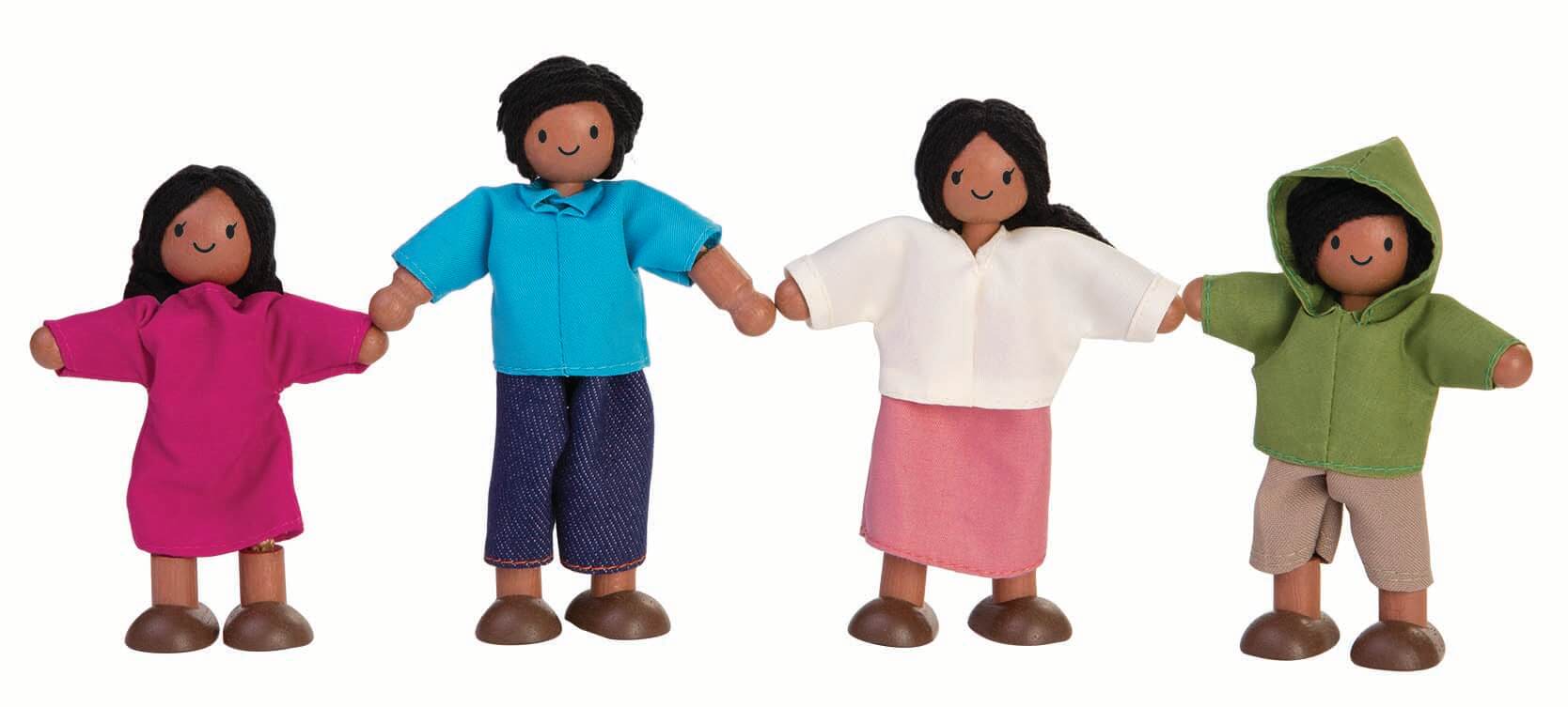 PlanToys Puppenhaus Figuren Familie Latino