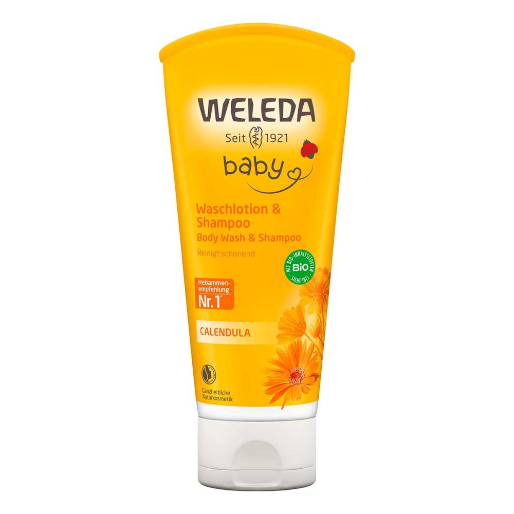 Weleda Calendula Waschlotion & Shampoo 200ml