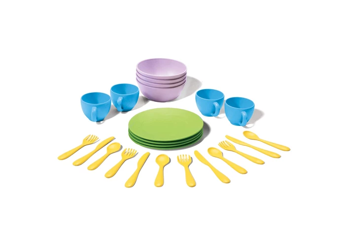 Green Toys Geschirr Set (24 Teile)