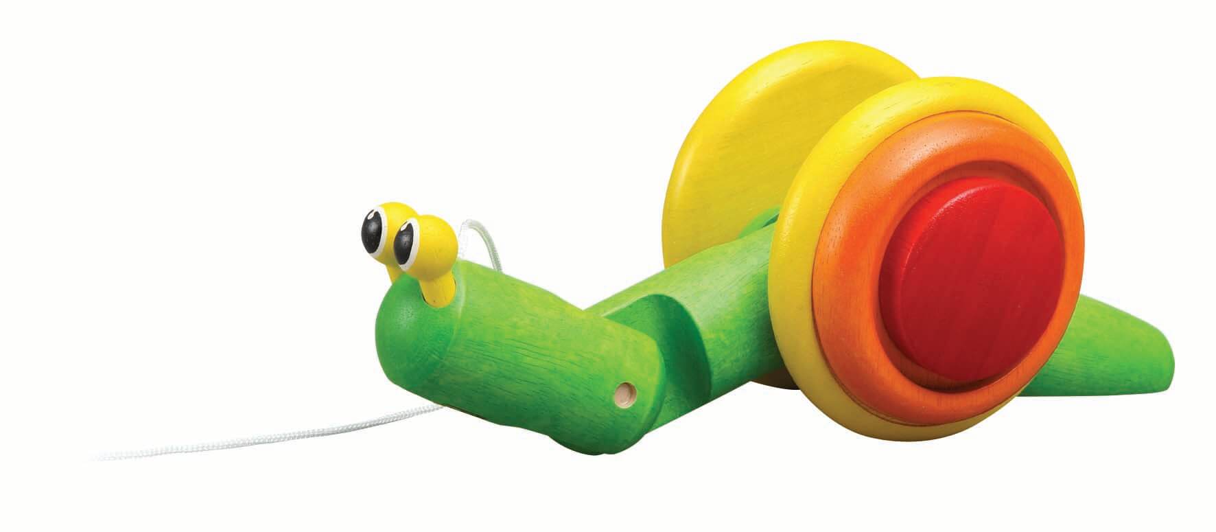 PlanToys Nachziehtier Schnecke