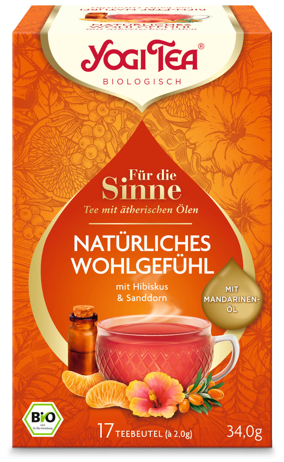 Yogi Tea für die Sinne natürliches Wohlgefühl