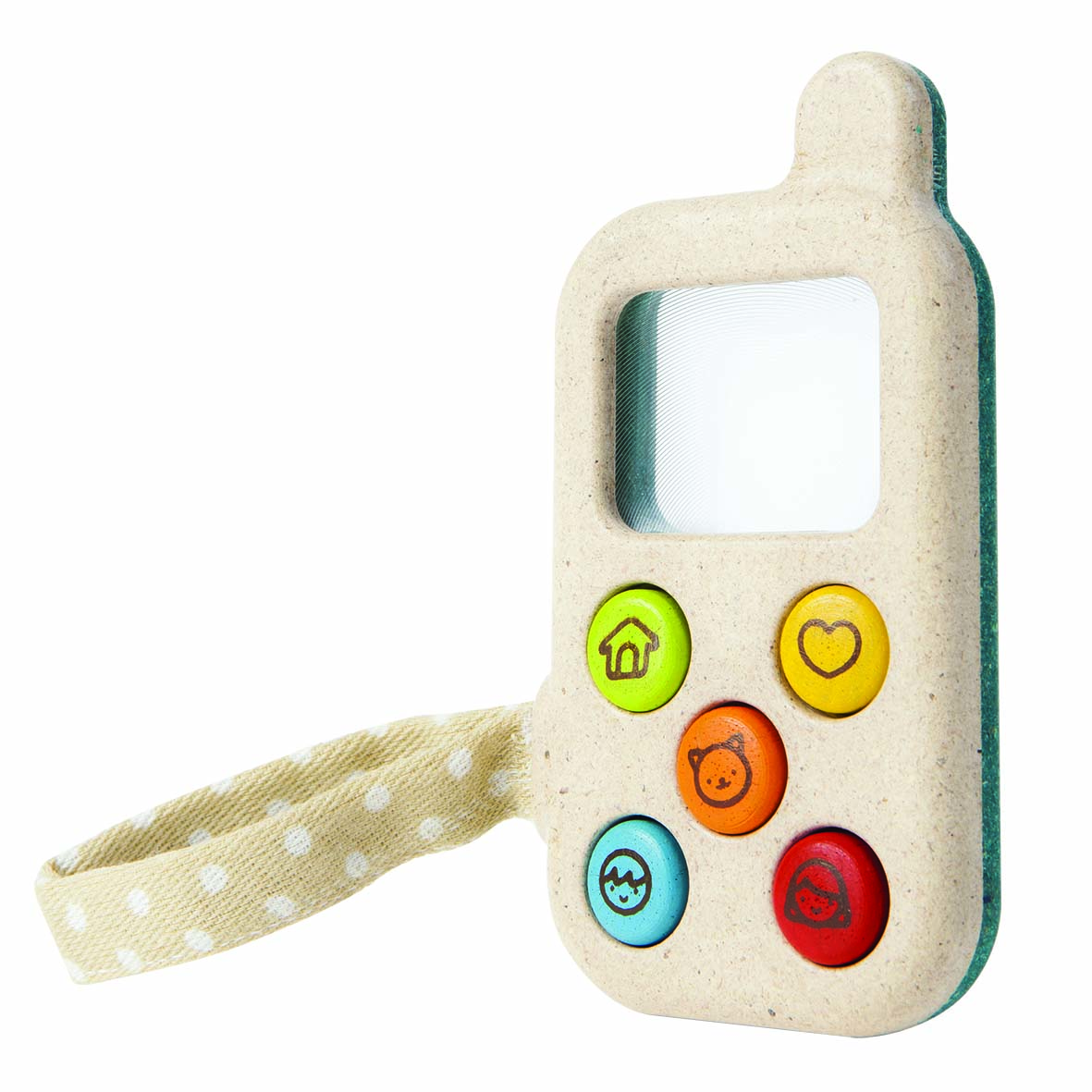 PlanToys Telefon Spielzeug Handy aus Holz