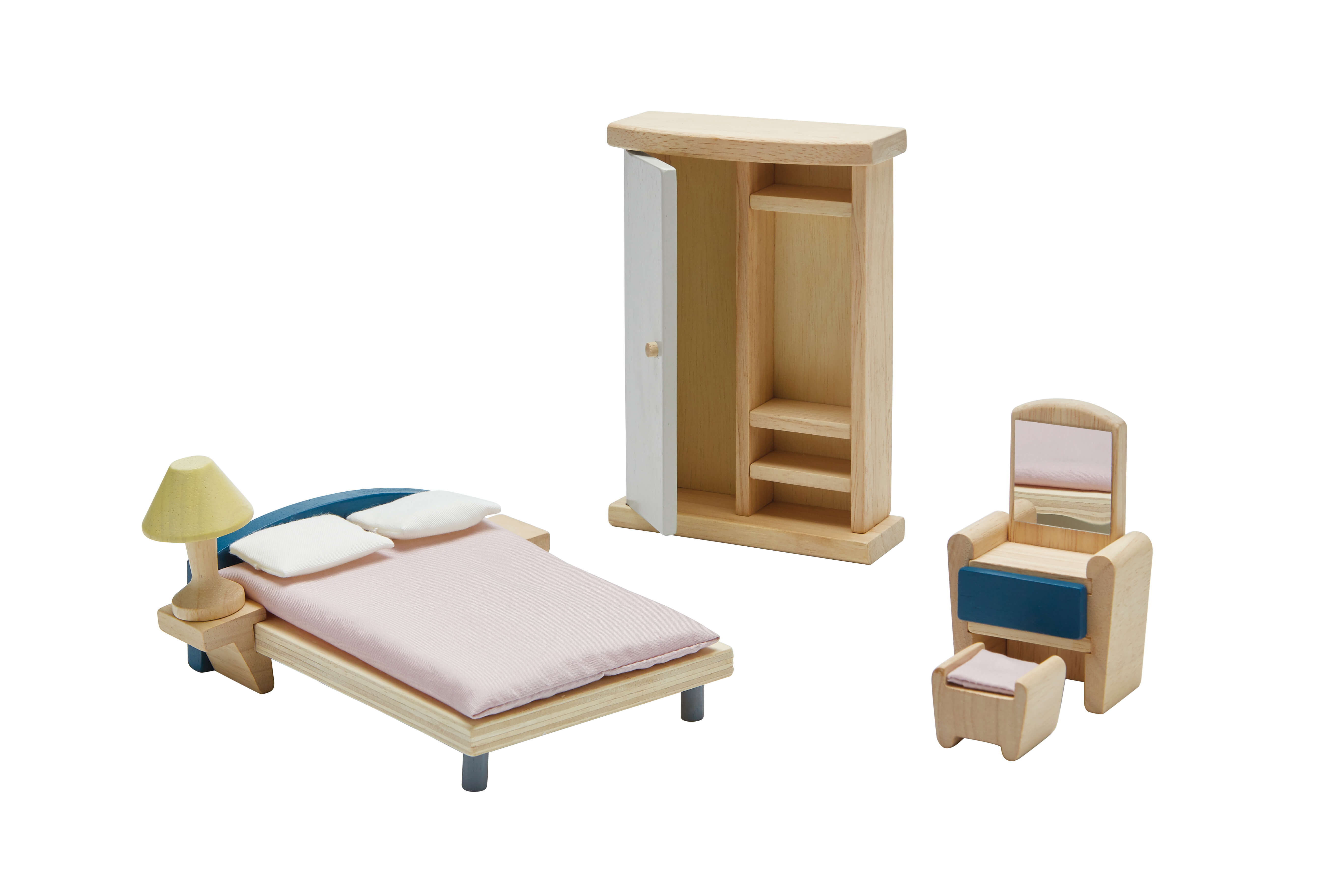 PlanToys Puppenhausmöbel Schlafzimmer Orchard