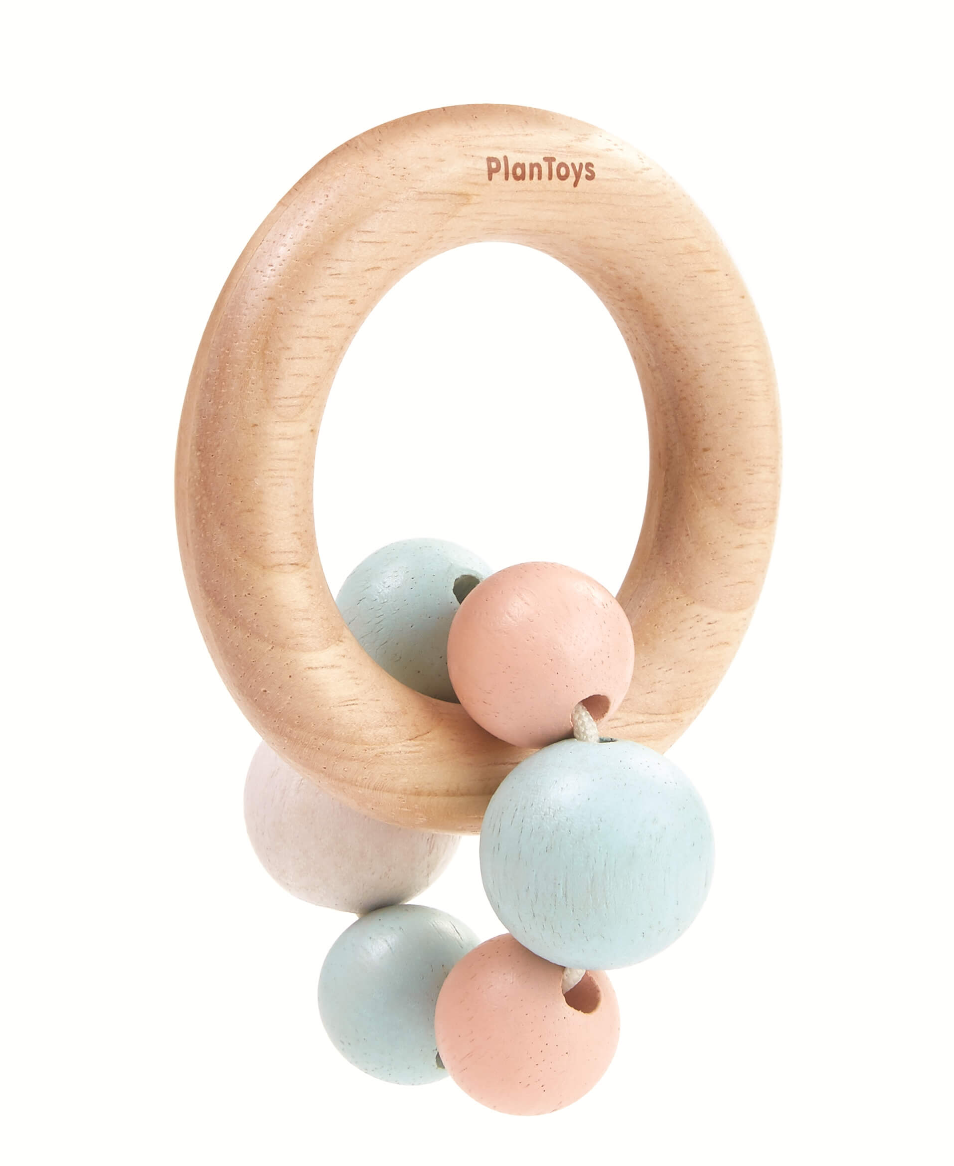 PlanToys Perlen Rassel Holz