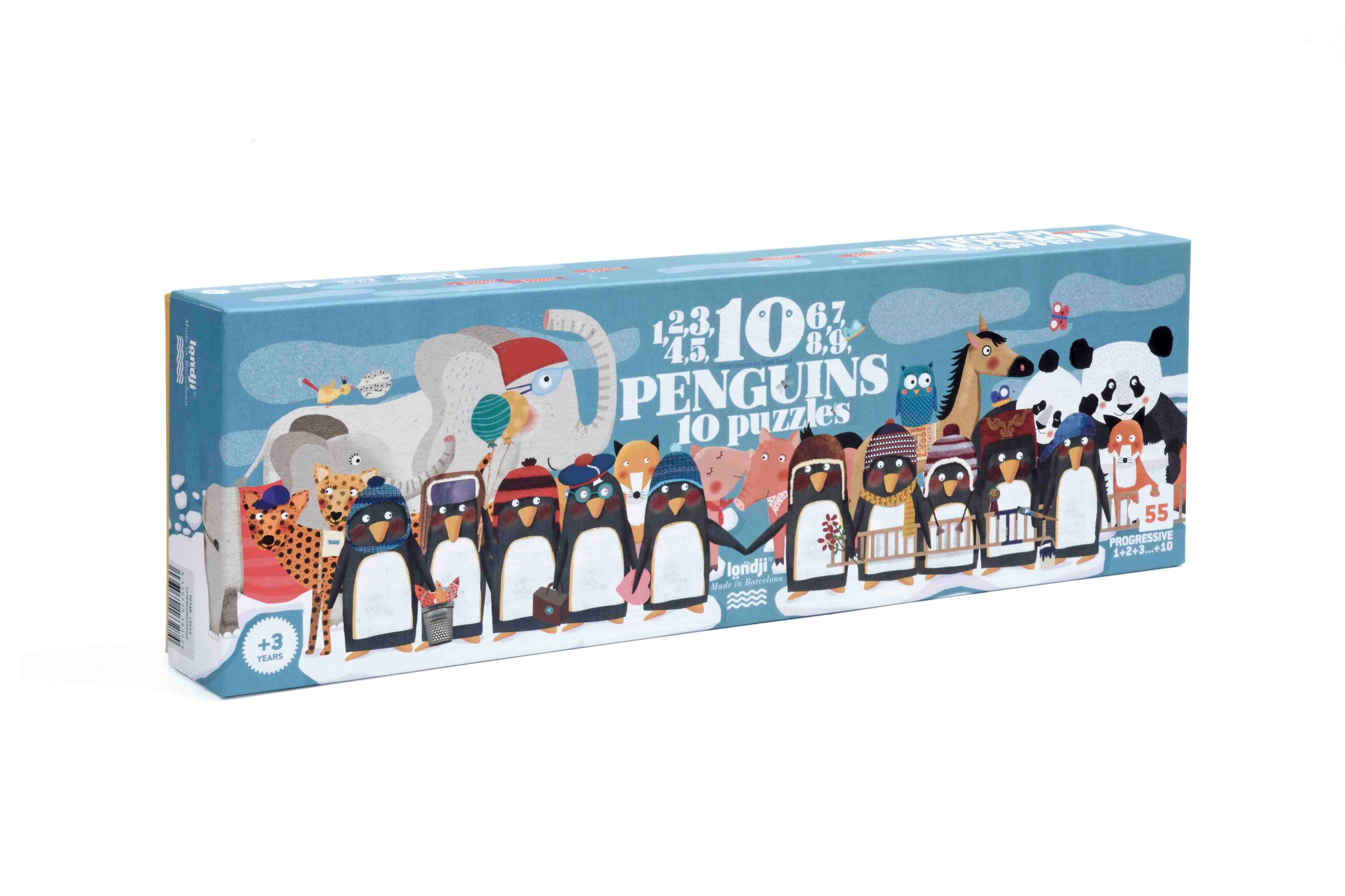 Londji 10 Penguins Puzzle