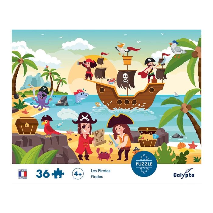 Calypto Piraten 36 Teile Puzzle