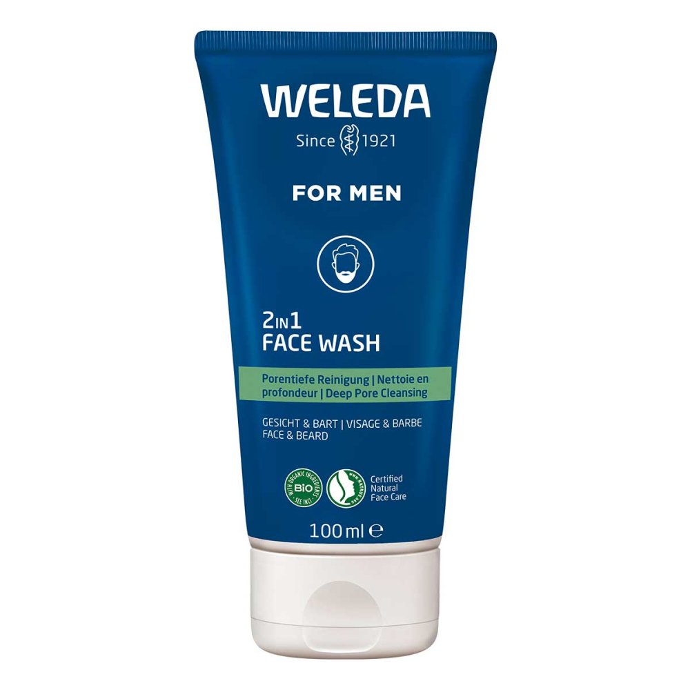 Weleda For Men 2in1 Face Wash 100ml