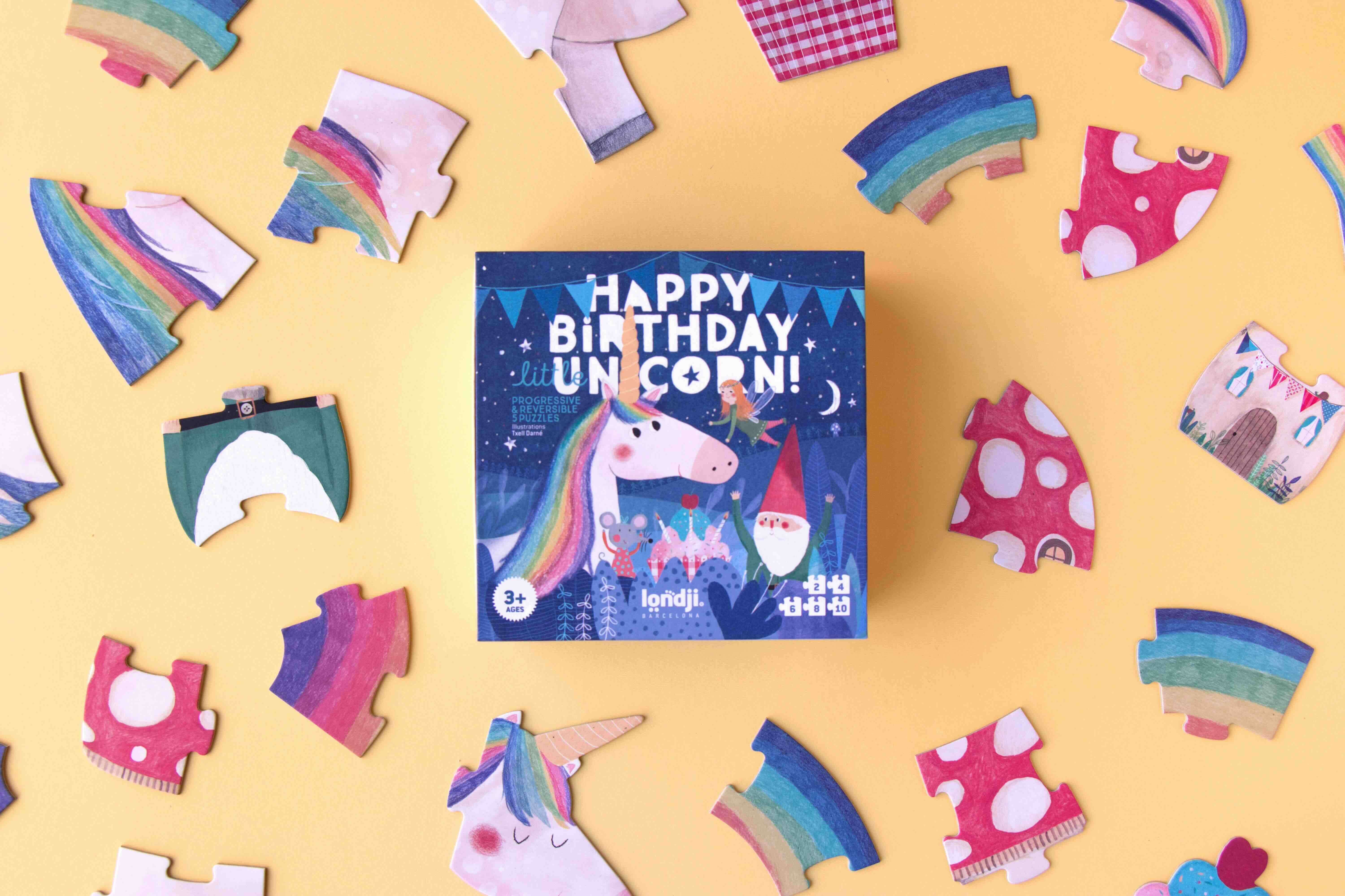 Londji Happy Birthday Unicorn Puzzle