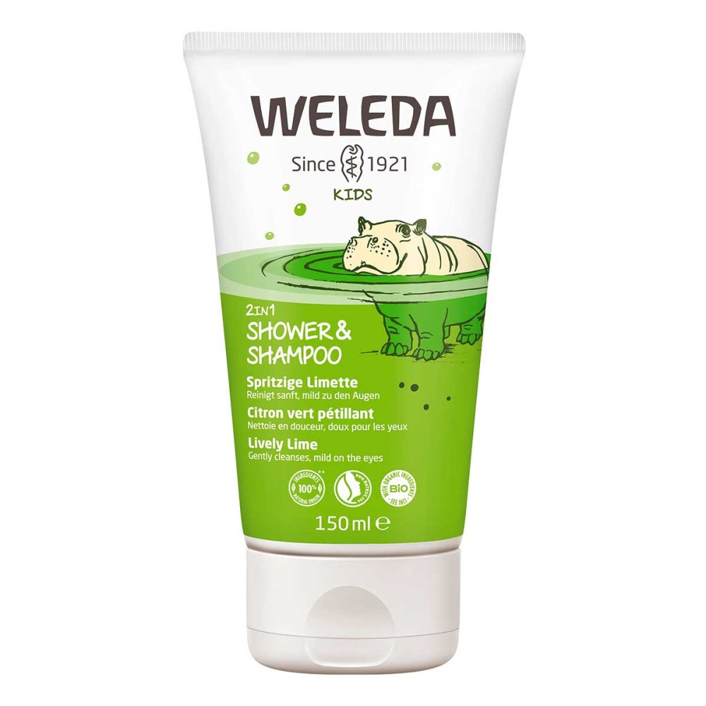 Weleda Kids 2in1 Shower & Shampoo Spritzige Limette 150ml