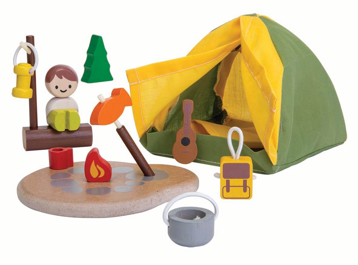 PlanToys Spielwelt Camping Set 