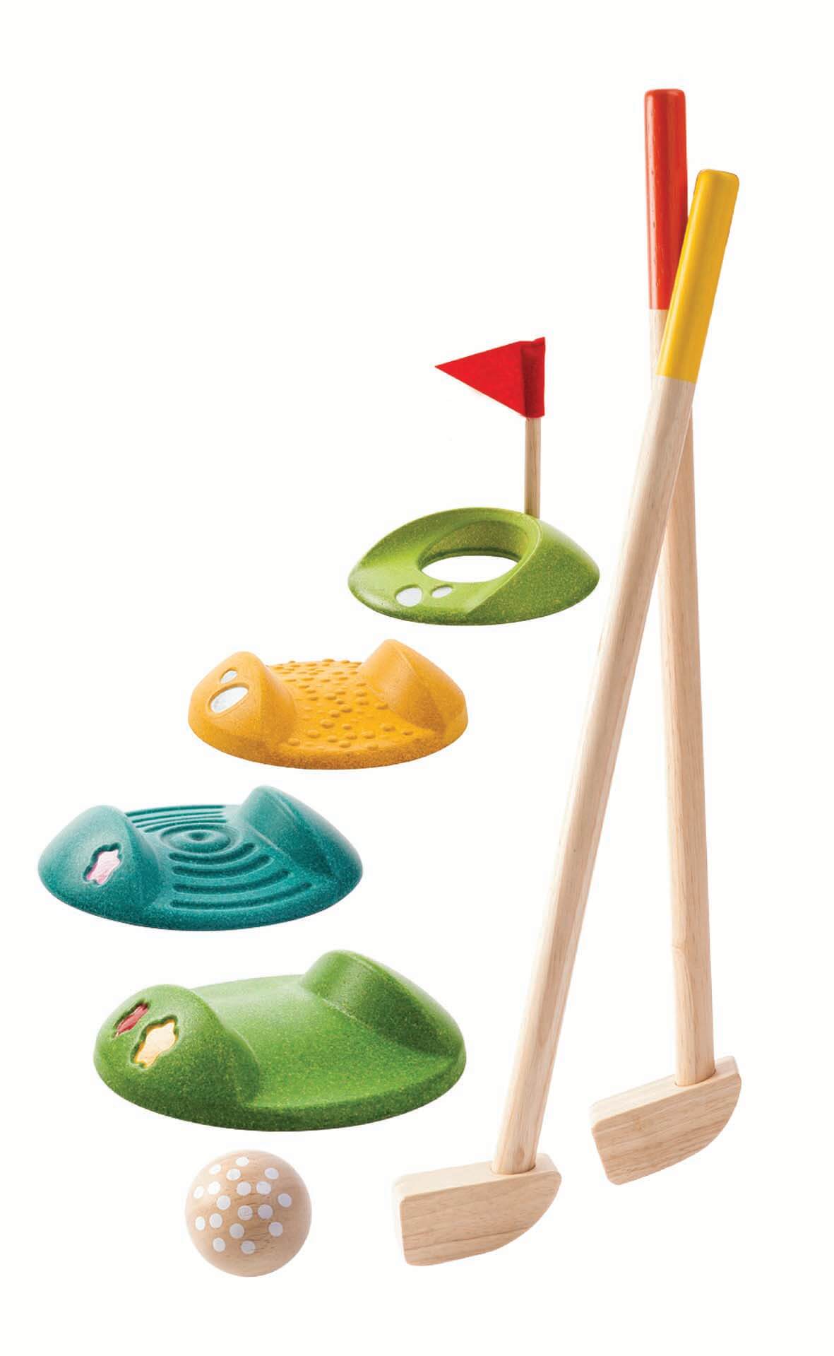 PlanToys Mini Golf Komplettset In- & Outdoor